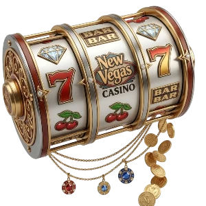 Digital casino entertainment visual for New Vegas Casino in the United Kingdom