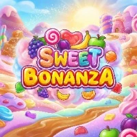 Sweet Bonanza slot game artwork featured on New Vegas Casino for United Kingdom players